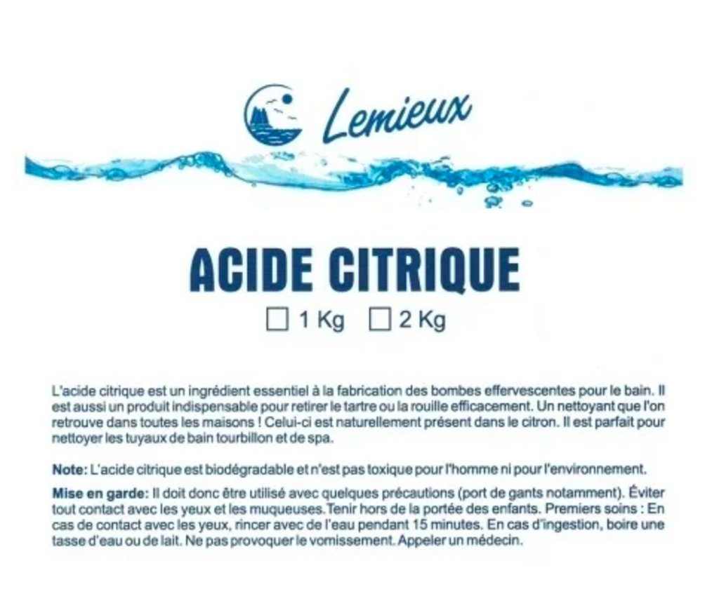 Acide Citric 1kg