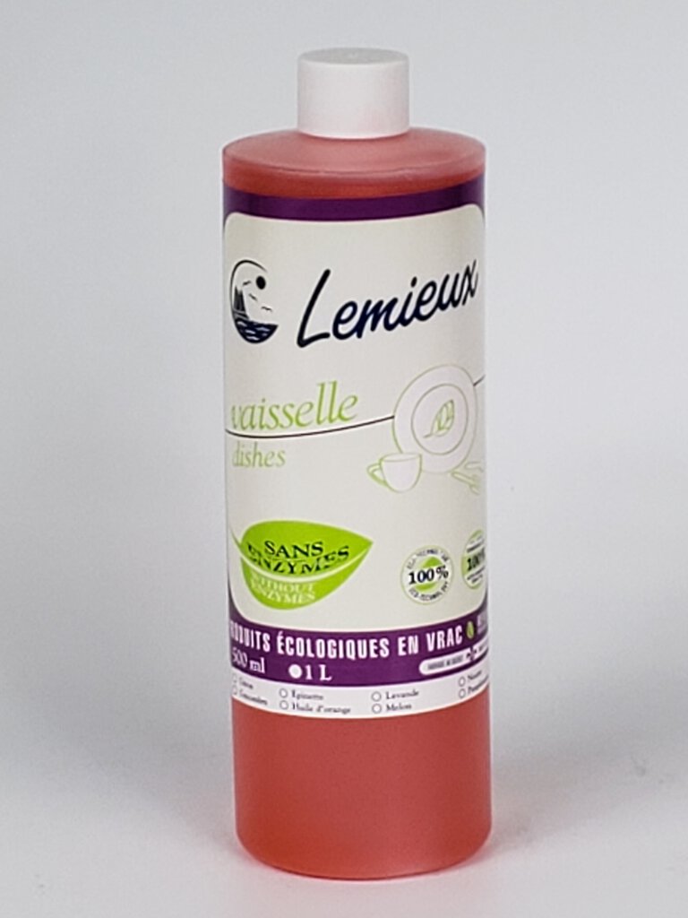 Savon vaisselle l'huile orange 1L